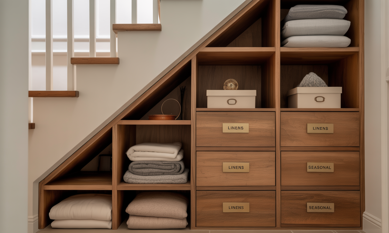 découvrez des idées pratiques et astuces ingénieuses pour optimiser le rangement sous escalier et exploiter chaque centimètre disponible dans votre intérieur.
